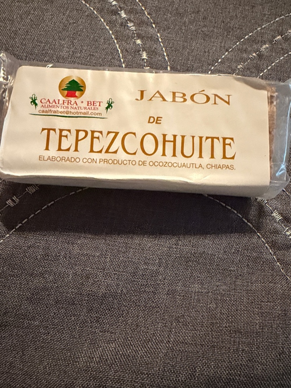 Jabón de Tepezcohuite Natural Soap - White & Brown Label